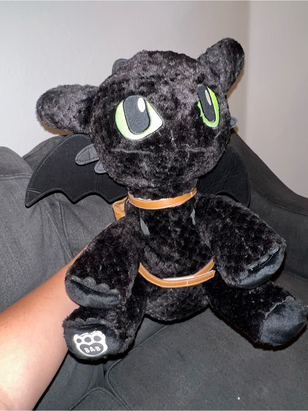Toothless Plush with Saddle